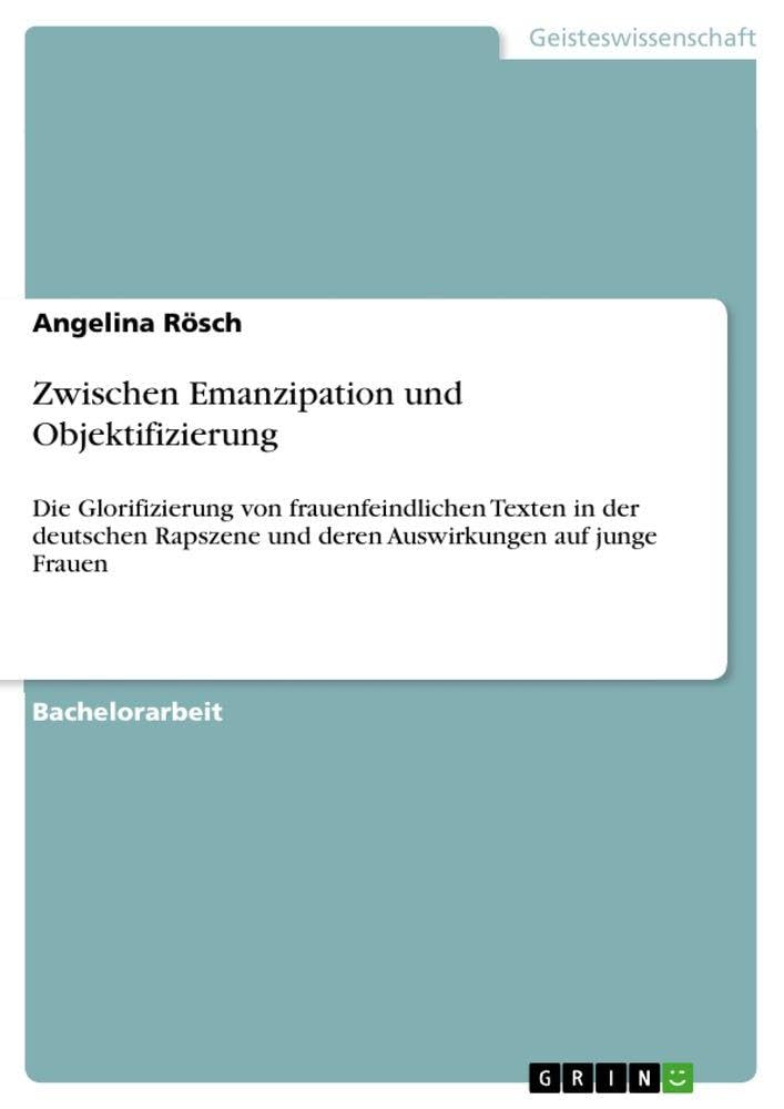 Zwischen Emanzipation und Objektifizierung Education & Training