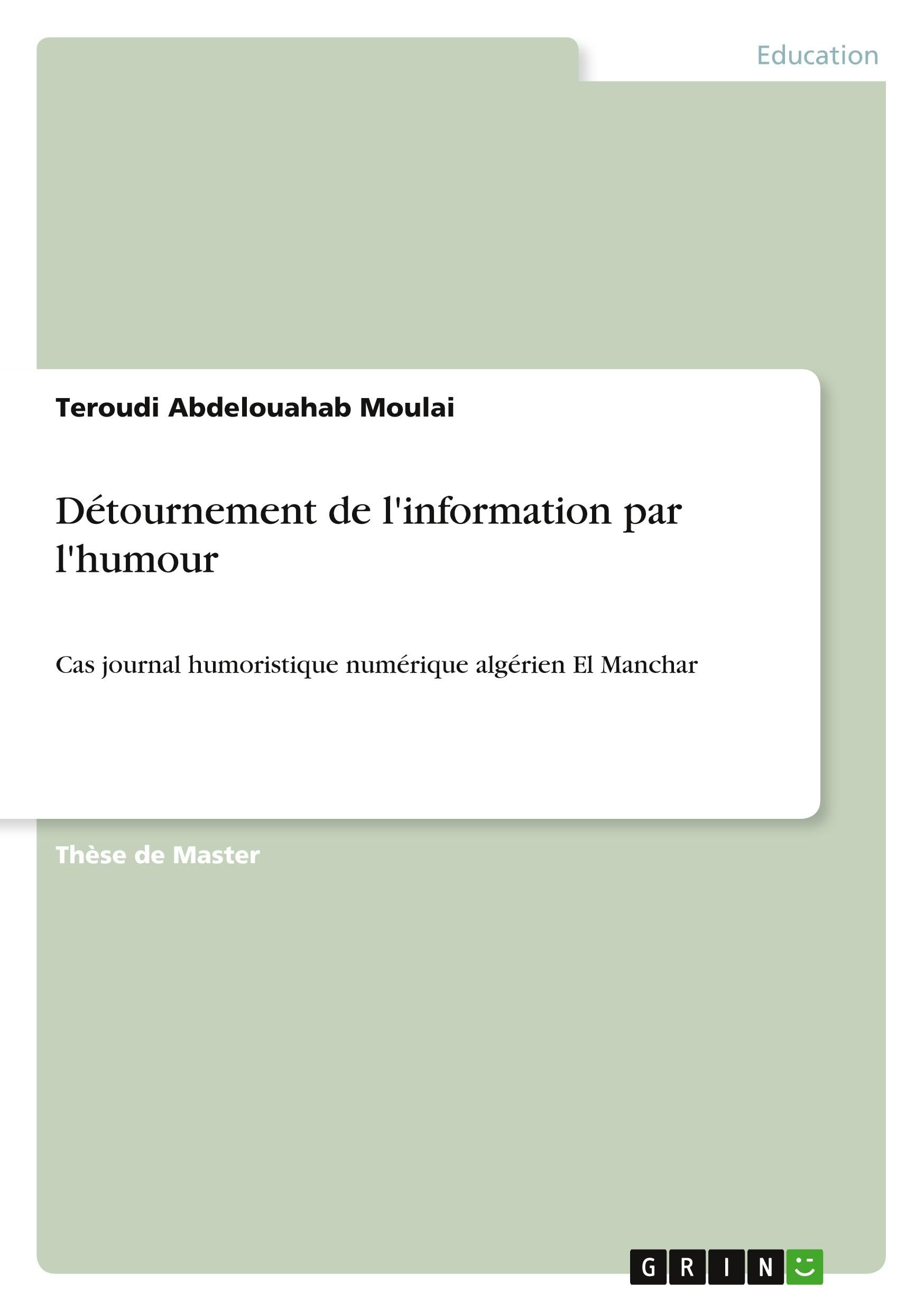 Détournement de l'information par l'humour Books