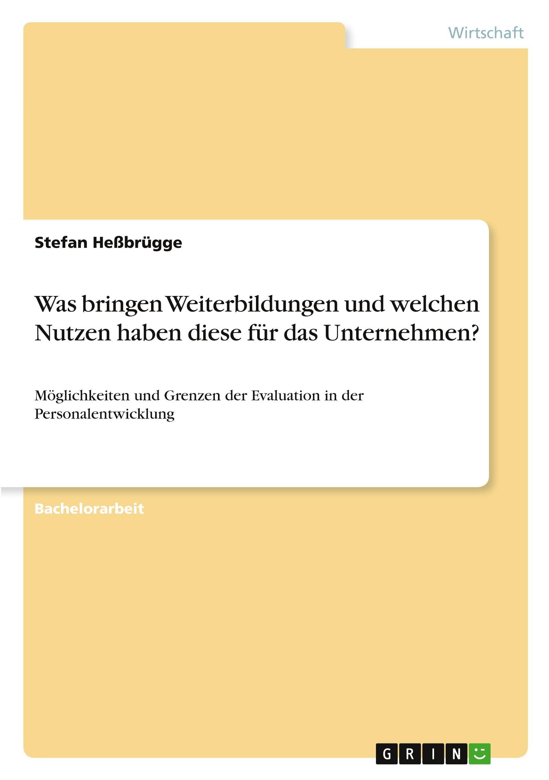 Was bringen Weiterbildungen und welchen Nutzen haben diese für das Unternehmen? Law
