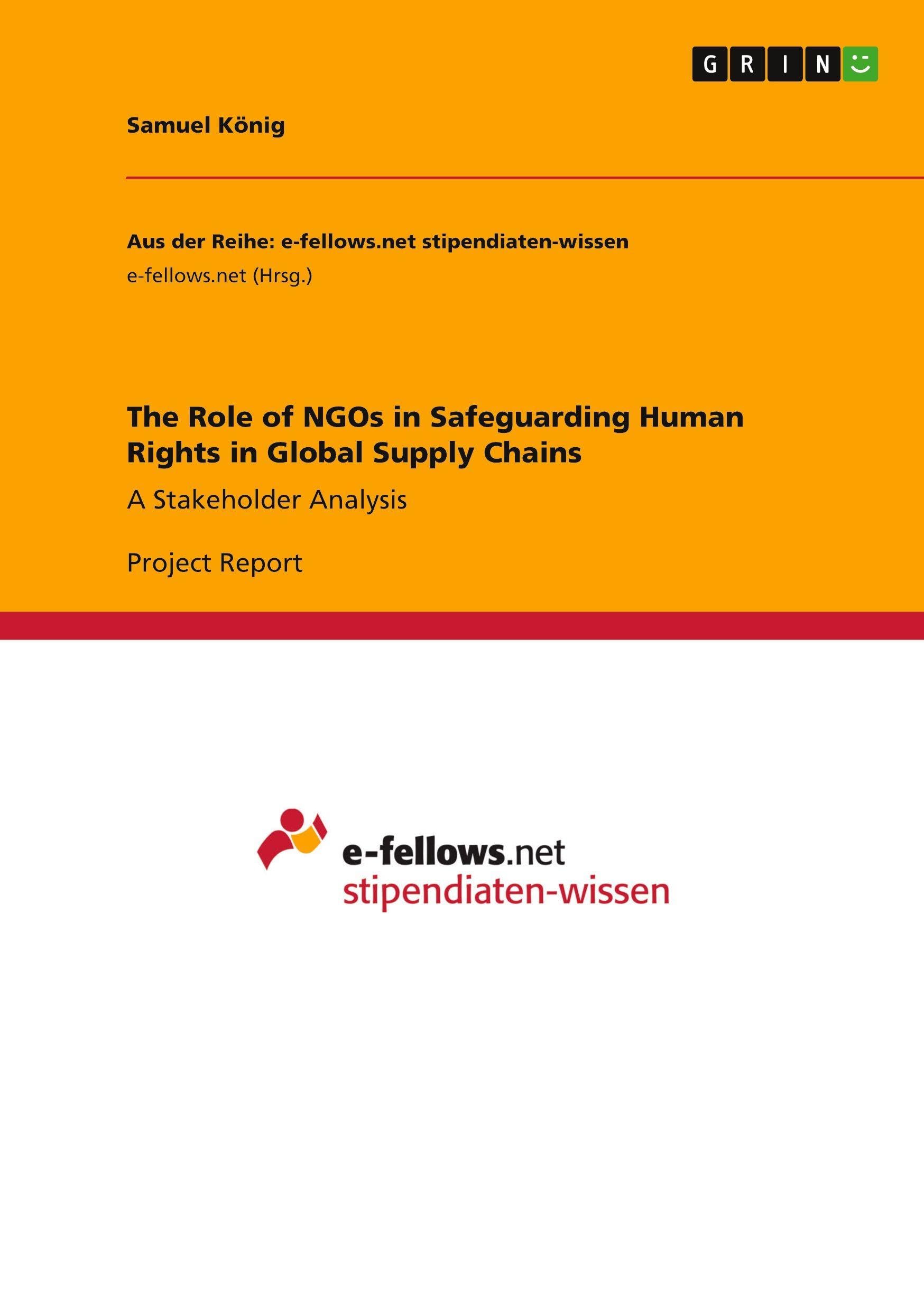 The Role of NGOs in Safeguarding Human Rights in Global Supply Chains Law