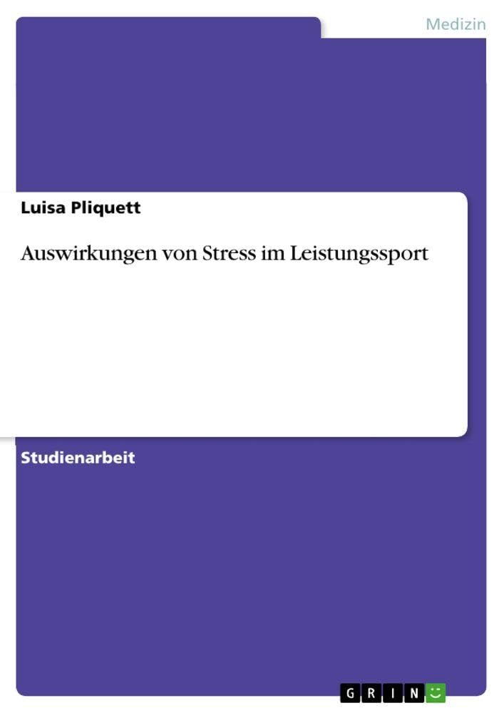 Auswirkungen von Stress im Leistungssport Medicine
