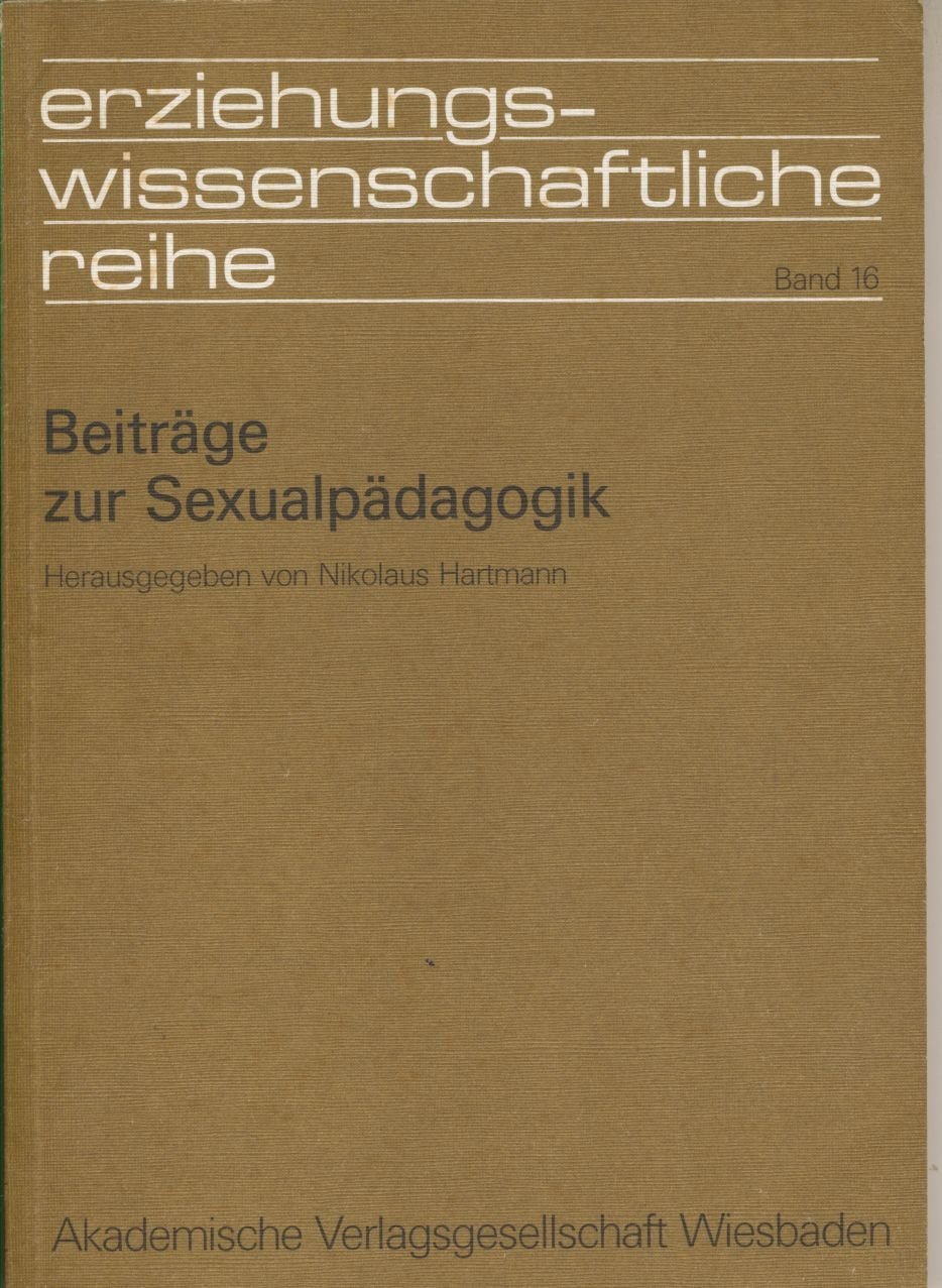 Beiträge zur Sexualpädagogik Books