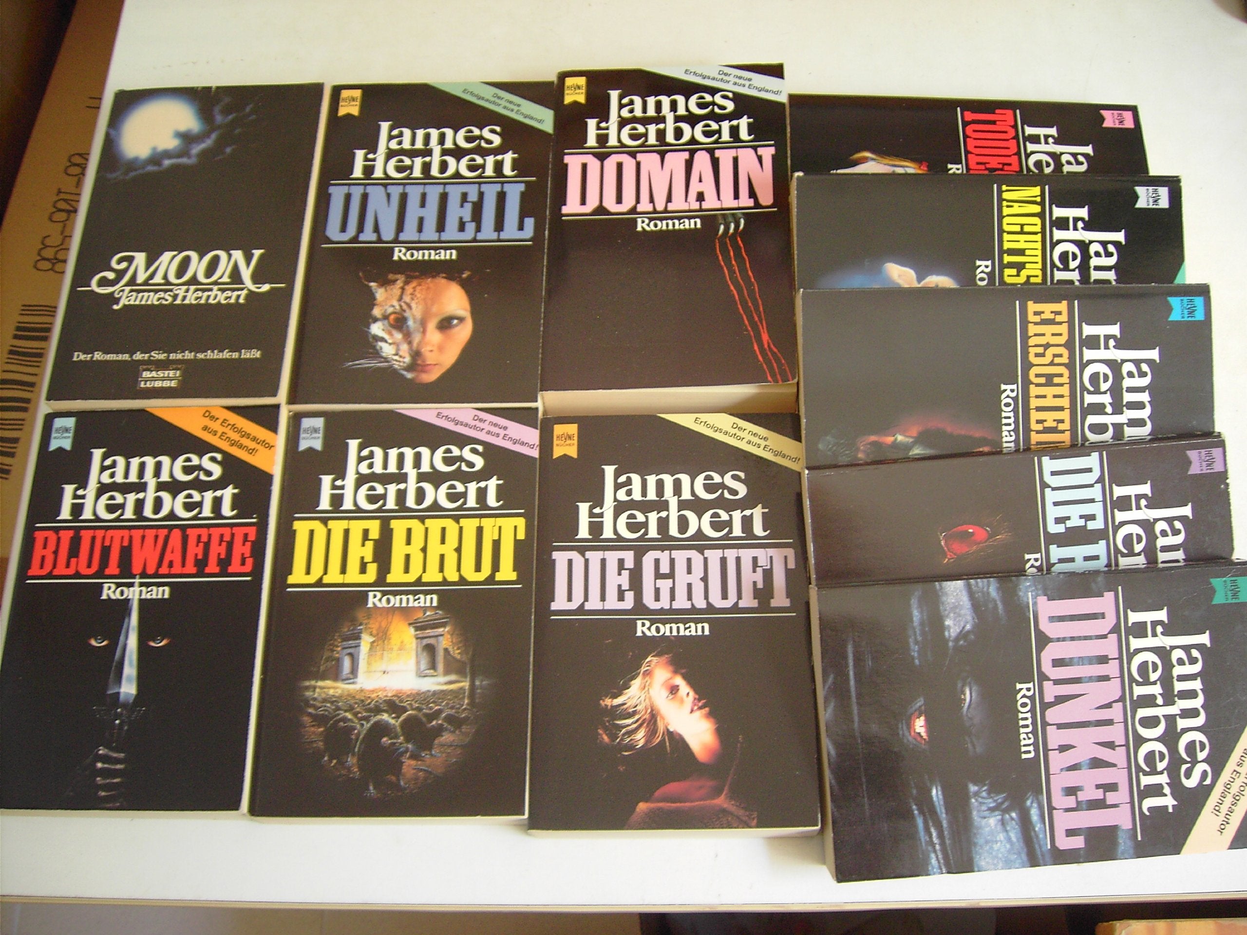 Best of James Herbert (11 Bände feinster HORROR im Set) Books