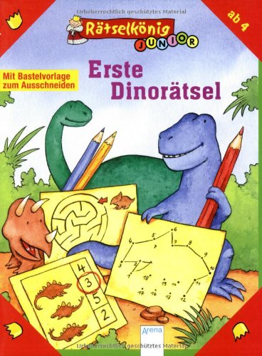 Erste Dinorätsel: Mit Bastelvorlage zum Ausschneiden Non-fiction