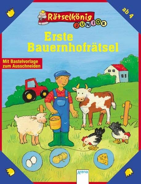 Erste Bauernhofrätsel: Mit Bastelvorlage zum Ausschneiden Non-fiction
