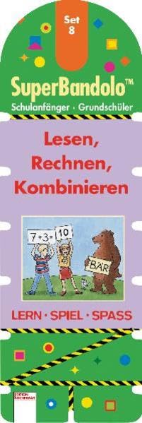 SuperBandolo (Spiele), Set.8, Lesen, Rechnen, Kombinieren (Spiel) (Edition Bücherbär) Leisure & Fun