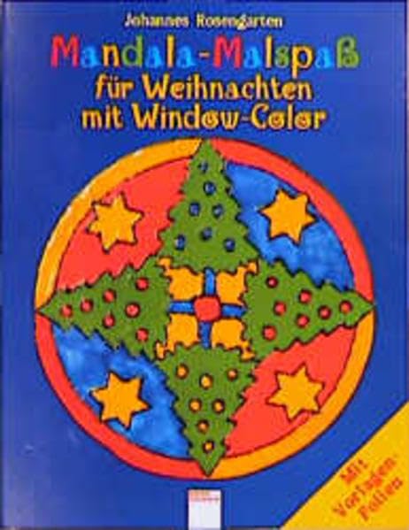 Mandala-Malspass für Weihnachten mit Window-Color Books