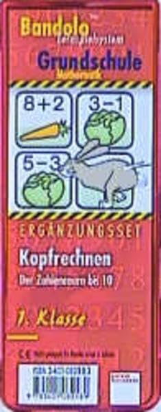 Bandolo Lernspielsystem Grundschule (Spiel-Zubehör), Ergänzungssets, Kopfrechnen, Der Zahlenraum bis 10, 1. Klasse (Spiel-Zubehör) Leisure & Fun