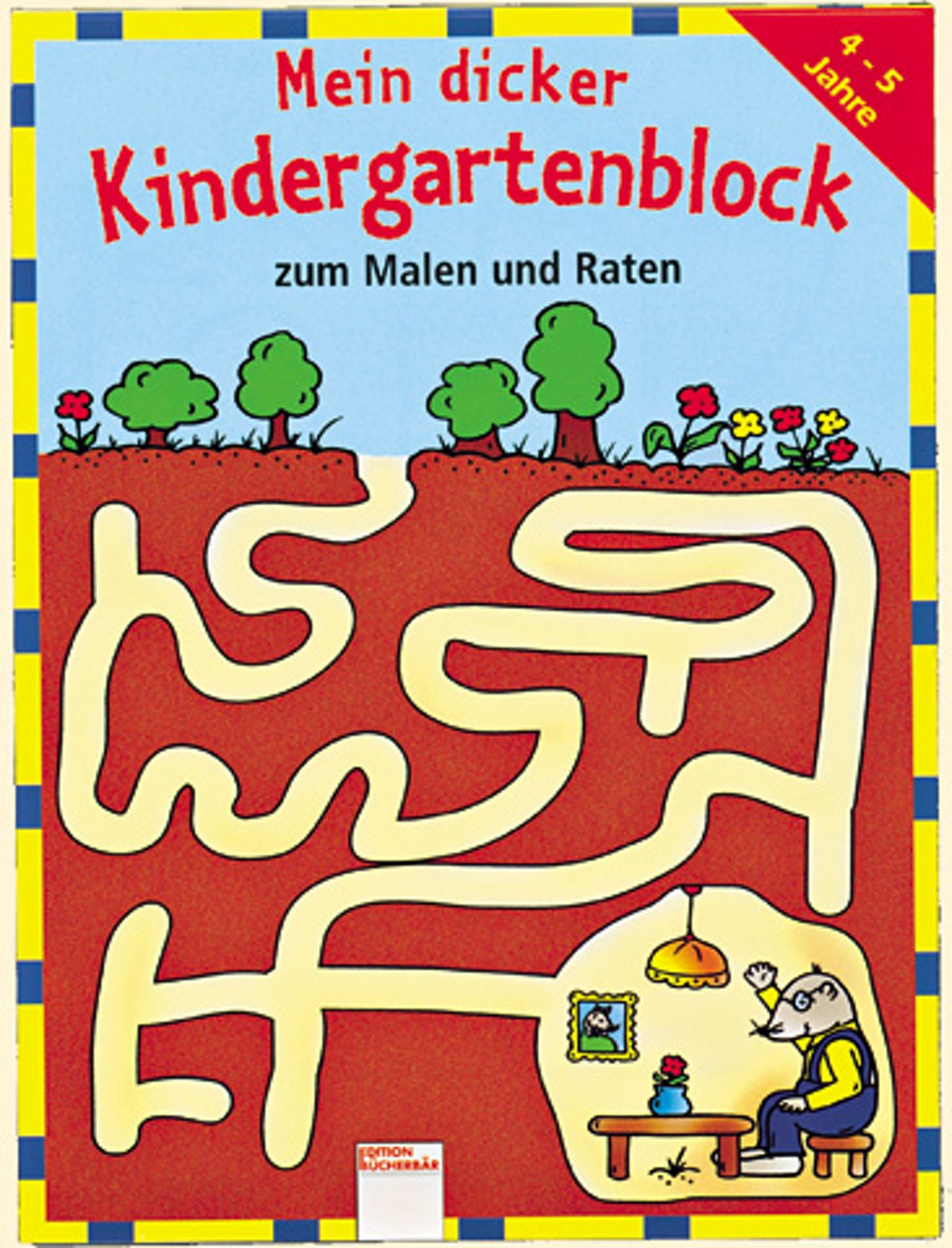 Mein dicker Kindergartenblock zum Malen und Raten Non-fiction