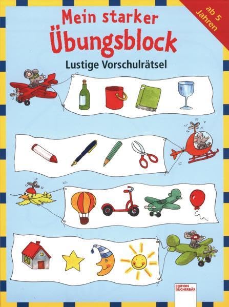 Mein starker Übungsblock - Lustige Vorschulrätsel Non-fiction