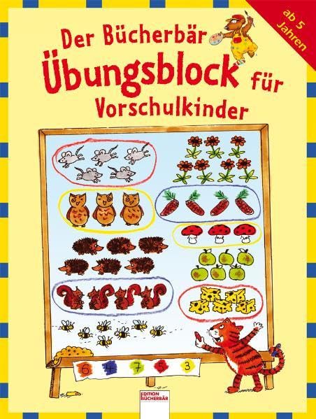 Der Bücherbär - Übungsblock für Vorschulkinder Leisure, Home & Garden