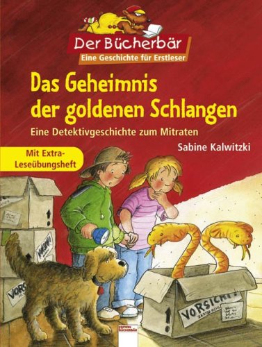 Das Geheimnis der goldenen Schlangen: Eine Detektivgeschichte zum Mitraten. Mit Extra-Leseübungsheft. Der Bücherbär: Eine Geschichte für Erstleser Novels & Short Stories