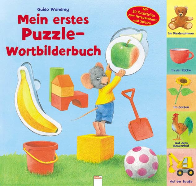 Mein erstes Puzzle-Wortbilderbuch: Mit 20 Puzzleteilen zum Herausnehmen und Spielen Tiptoi & Games
