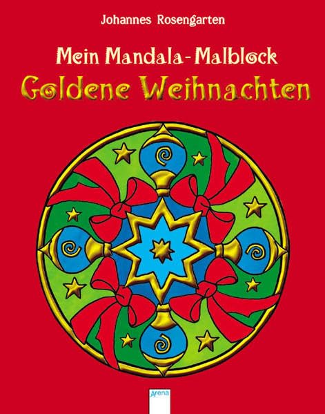 Mein Mandala Malblock - Goldene Weihnachten Non-fiction