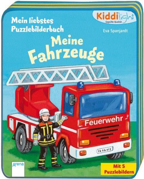 Mein liebstes Puzzlebilderbuch - Meine Fahrzeuge: Mit 5 Puzzlebildern (Kiddilight) Children's books