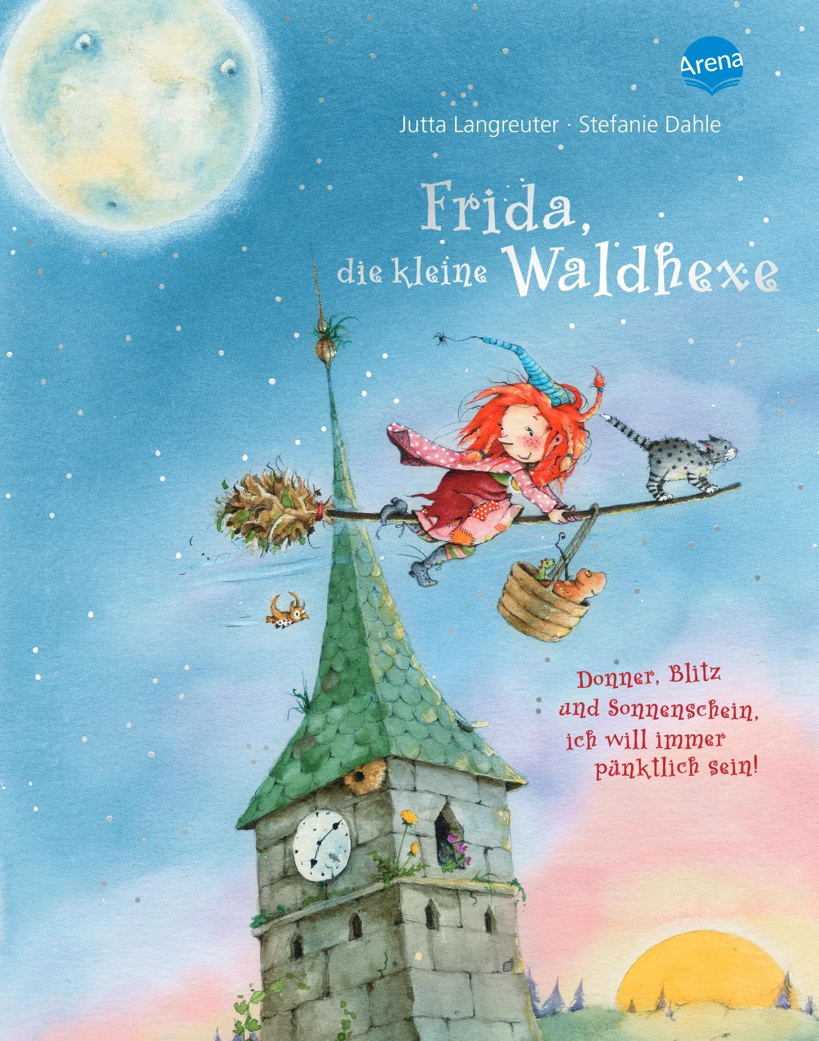 Frida, die kleine Waldhexe - Donner, Blitz und Sonnenschein, ich will immer pünktlich sein Children's books