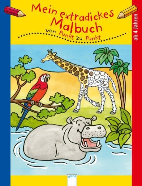 Mein extradickes Malbuch von Punkt zu Punkt Tiptoi & Games
