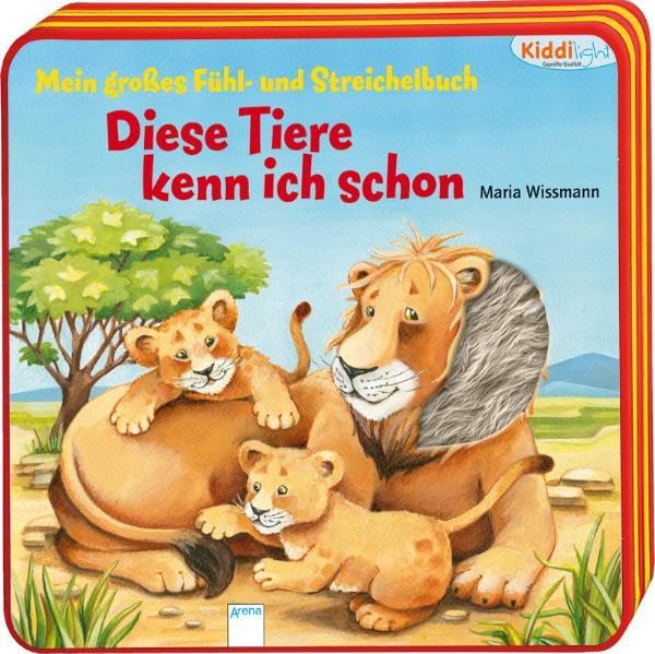 Mein großes Fühl- und Streichelbuch - Diese Tiere kenn ich schon (Kiddilight) Children's books