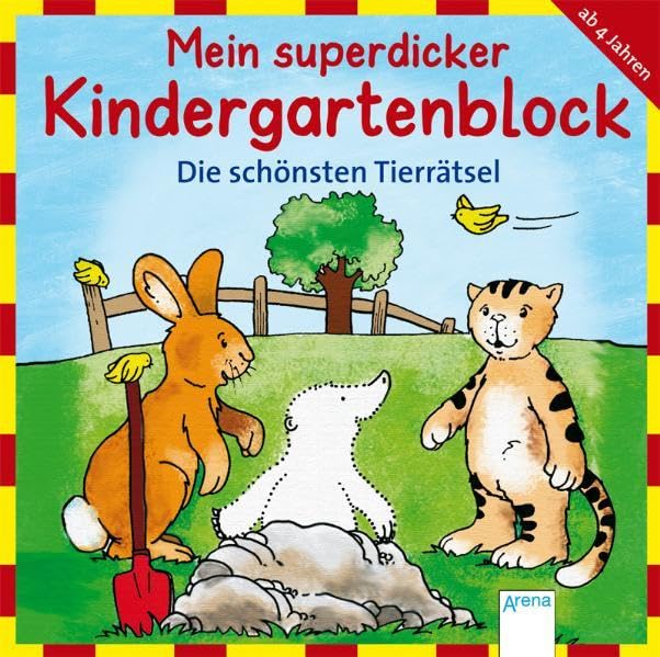 Mein superdicker Kindergartenblock - Die schönsten Tierrätsel (Mein Arena Rätselblock) Tiptoi & Games