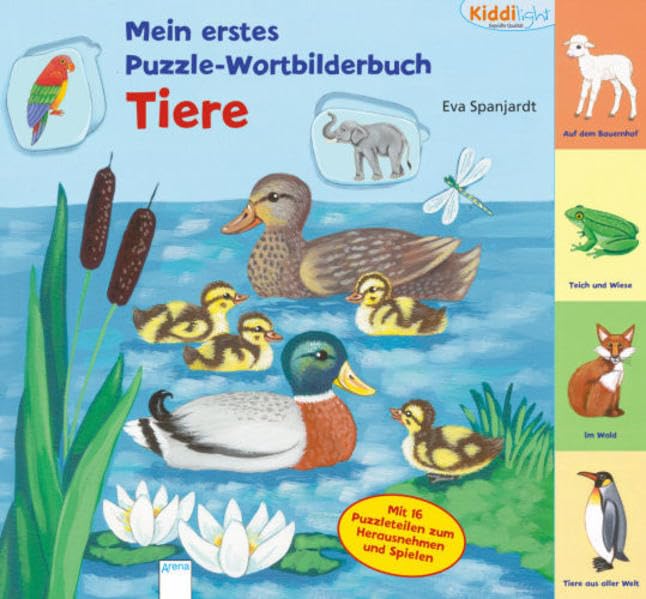 Mein erstes Puzzle-Wortbilderbuch - Tiere: Mit 16 Puzzleteilen zum Herausnehmen und Spielen Tiptoi & Games