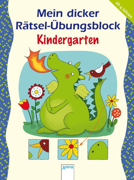 Mein dicker Rätsel-Übungsblock Kindergarten Tiptoi & Games