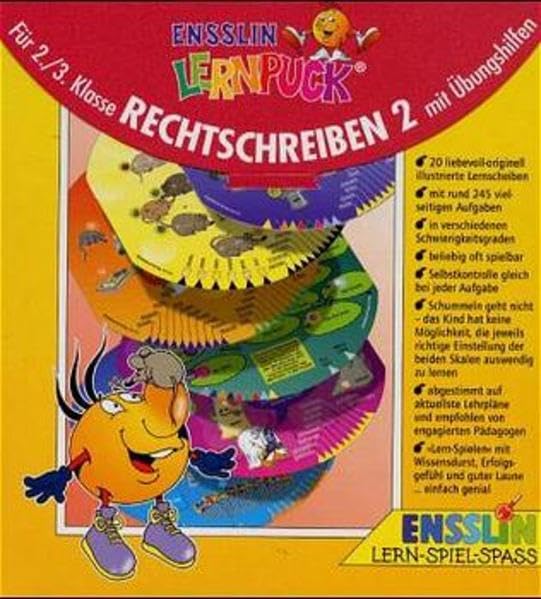Ensslin Lernpuck, Übungsscheiben, Rechtschreiben, neue Rechtschreibung Leisure & Fun