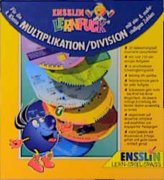 Ensslin Lernpuck, Übungsscheiben, Multiplikation / Division mit ein- & mehrstelligen Zahlen Leisure & Fun