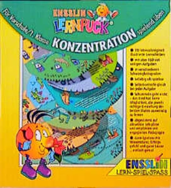 Ensslin Lernpuck, Übungsscheiben, Konzentration spielend üben Leisure & Fun