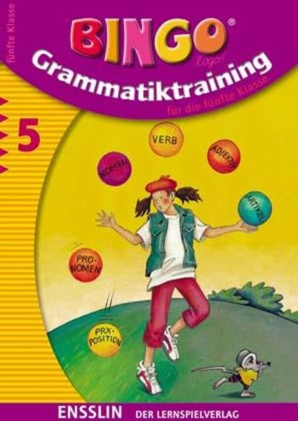 BINGO logo, Grammatikspiele, neue Rechtschreibung, Bd.5, Für die fünfte Klasse (BINGO-Lernspielprogramm) General education
