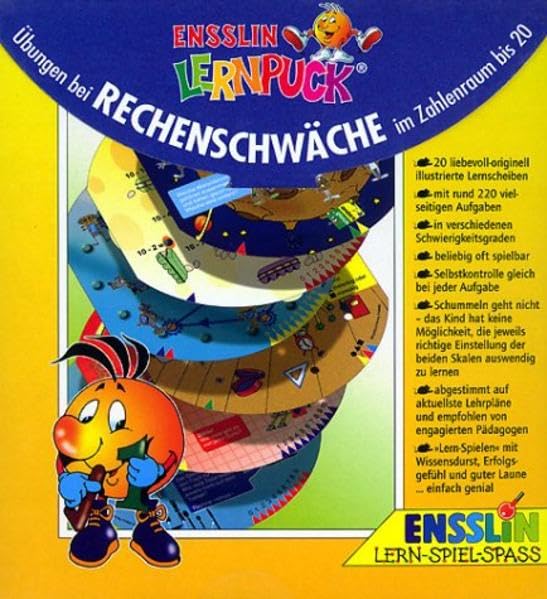 Ensslin Lernpuck, Übungsscheiben, Dyskalkulie PC