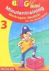 Minutentraining-Merkregeln Deutsch für die 3. Klasse (BINGO mini) Non-fiction