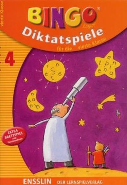 BINGO logo, Diktatspiele, neue Rechtschreibung, Neuausgabe, Bd.4, Für die vierte Klasse: Für die 4. Klasse (BINGO-Lernspielprogramm) Learning & Reference