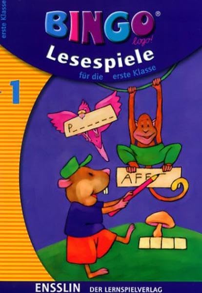 BINGO logo, Lesespiele, neue Rechtschreibung, Neuausgabe, Bd.1, Für die erste Klasse: Für die 1. Klasse (BINGO-Lernspielprogramm) Learning & Reference