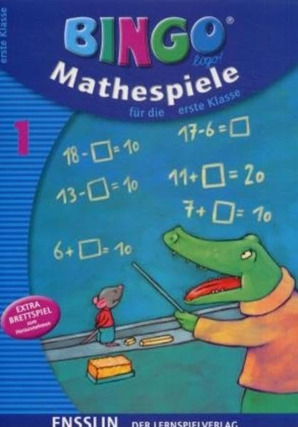 BINGO logo, Mathespiele, Neuausgabe, Bd.1, Für die erste Klasse: Für die 1. Klasse (Ensslin im Arena Verlag) Leisure & Fun