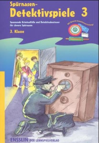 Spürnasen-Detektivspiele 3: Spannende Kriminalfälle und Detektivspiele für clevere Spürnasen (Ensslin im Arena Verlag) Non-fiction
