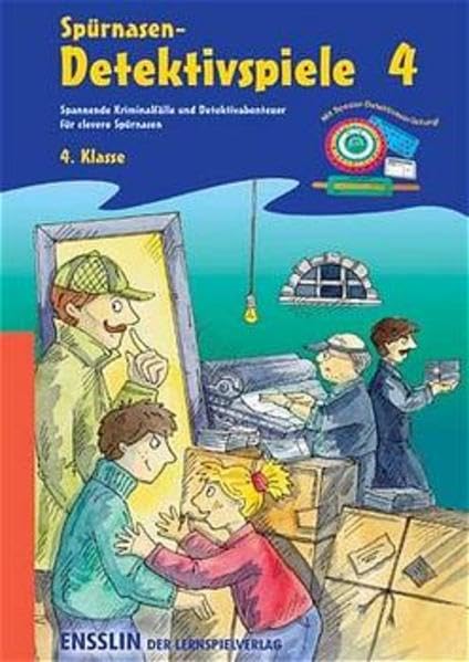 Spürnasen-Detektivspiele 4: Spannende Kriminalfälle und Detektivabenteuer für clevere Spürnasen (Ensslin im Arena Verlag) Non-fiction