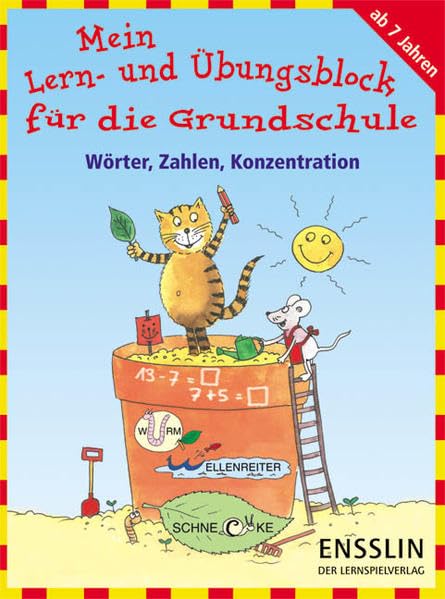 Wörter, Zahlen, Konzentration: Mein Lern- und Übungsblock für die Grundschule Leisure, Home & Garden