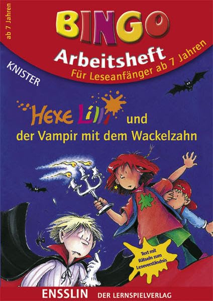 Hexe Lilli und der Vampir mit dem Wackelzahn: Bingo Arbeitsheft für Leseanfänger ab 7 Jahren: Text mit Fragen und Rätseln zum Leseverständnis. Für Leseanfänger ab 7 Jahren Study Guides