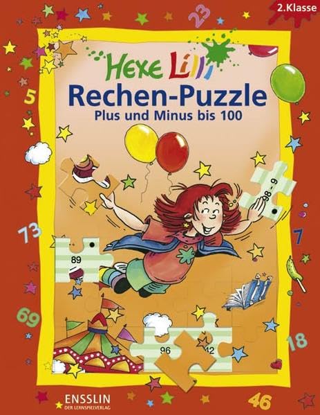 Hexe Lilli Rechen-Puzzle - Plus und Minus bis 100: Rechenaufgaben mit 5 Lösungspuzzles für die 2. Klasse Leisure, Home & Garden
