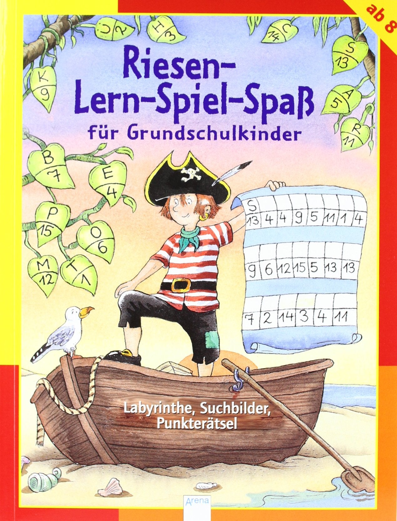 Riesen-Lern-Spiel-Spaß für Grundschulkinder - Labyrinthe, Suchbilder, Punkterätsel Non-fiction