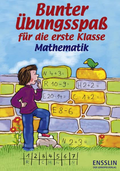 Bunter Übungsspaß für die erste Klasse: Mathe Study Guides