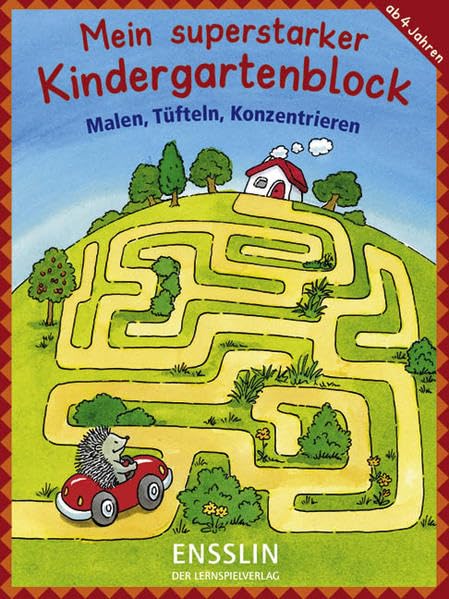 Mein superstarker Kindergartenblock - Malen, Tüfteln, Konzentrieren Non-fiction