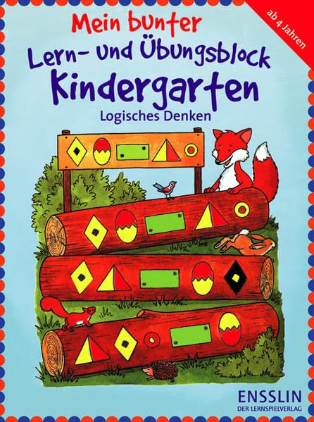 Logisches Denken: Mein bunter Lern- und Übungsblock Kindergarten Non-fiction
