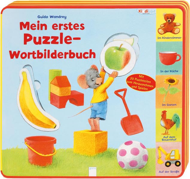 Mein erstes Puzzle-Wortbilderbuch: Mit 25 Puzzleteilen zum Herausnehmen und Spielen Non-fiction