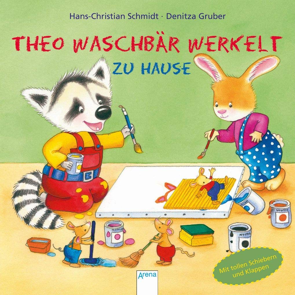 Theo Waschbär werkelt. Zu Hause Children's books