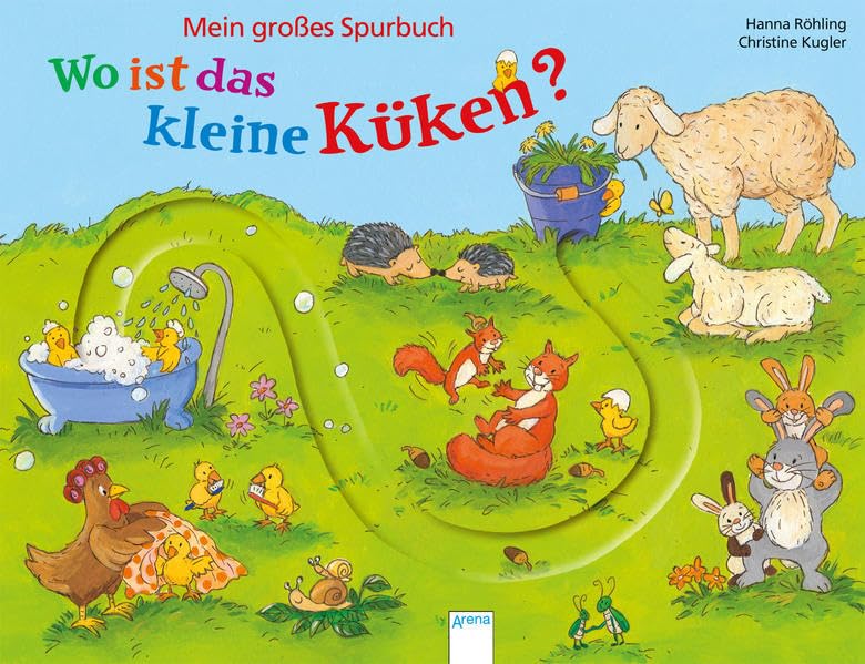 Wo ist das kleine Küken?: Mein großes Spurbuch Tiptoi & Games