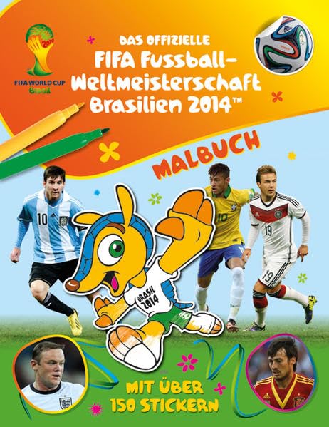 Das offizielle FIFA Fussball-Weltmeisterschaft Brasilien 2014 Malbuch Leisure & Fun