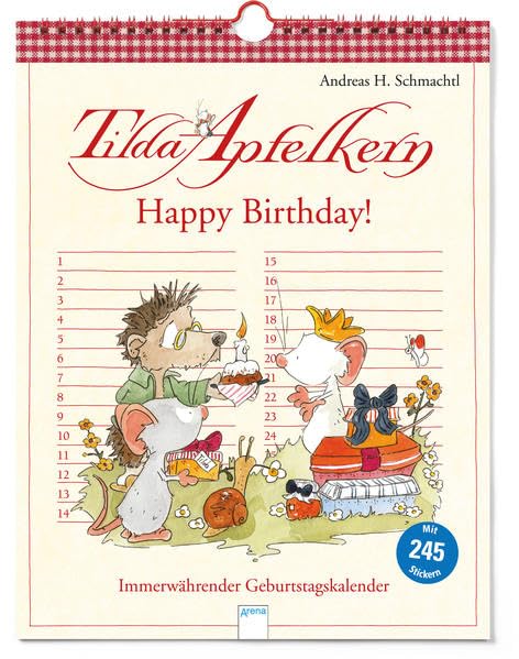 Tilda Apfelkern. Happy Birthday: Immerwährender Geburtstagskalender Leisure, Home & Garden