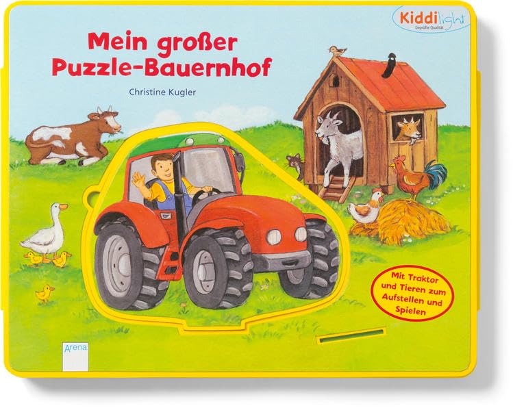 Mein großer Puzzle-Bauernhof: Kiddilight Children's books