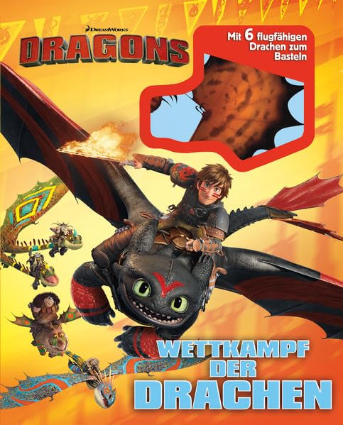 Dragons. Wettkampf der Drachen: Mit 6 flugfähigen Drachen zum Basteln Non-fiction